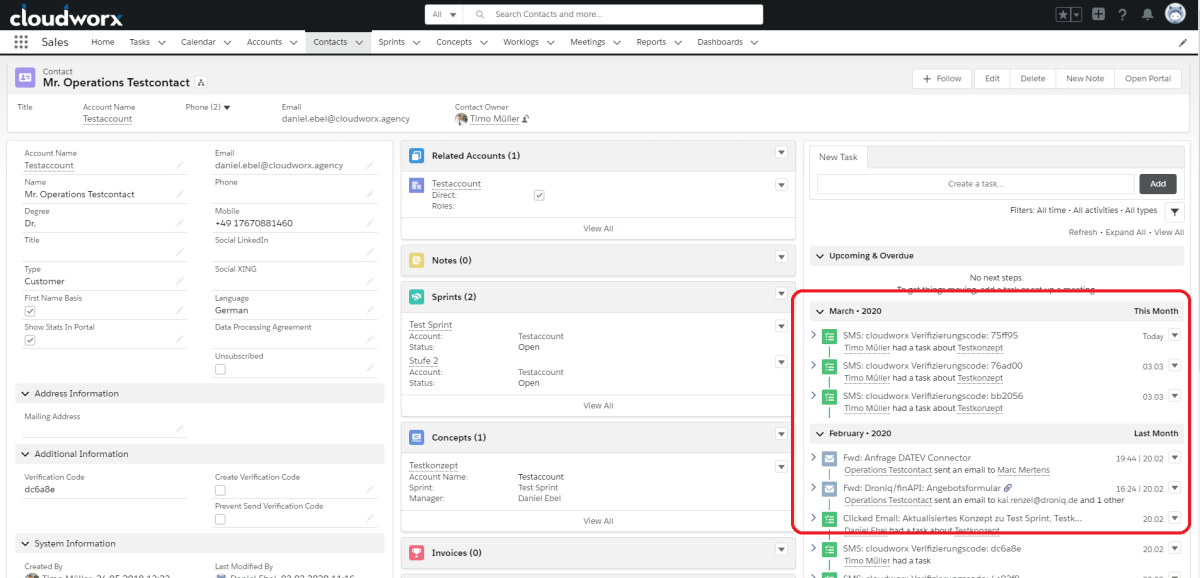 Mailbox monitoring
